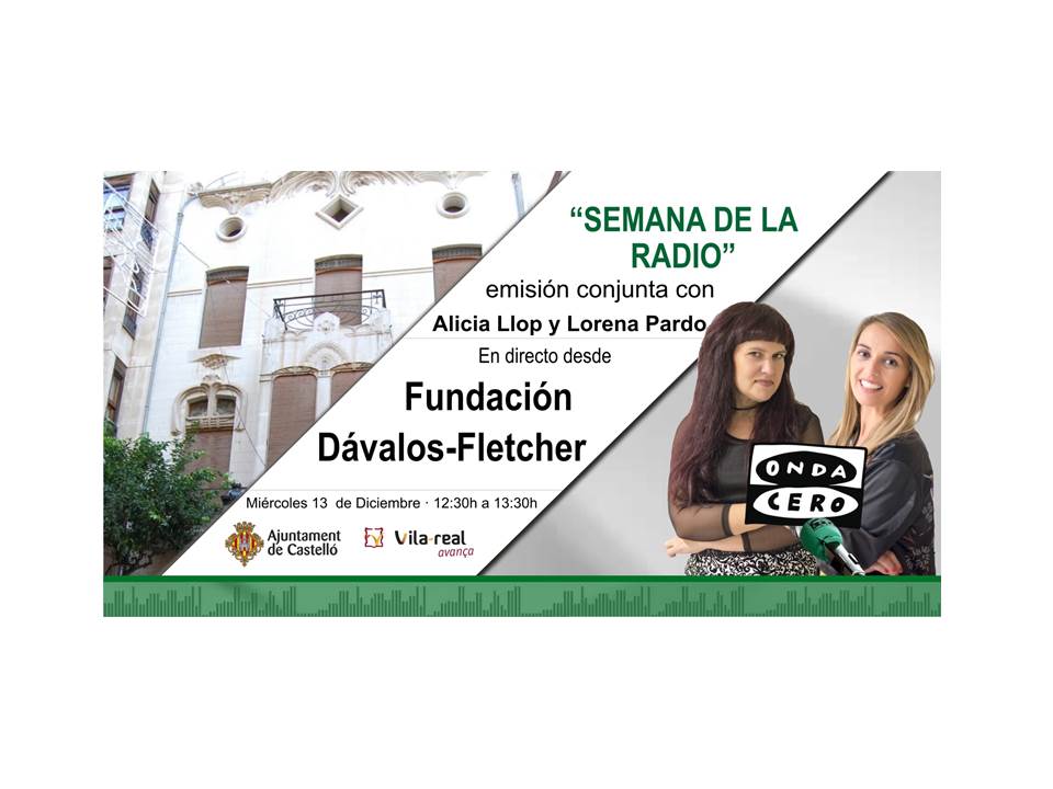 Hoy Castellón en la onda en directo desde la Fundación Dávalos - Fletcher Hoy Castellón en la onda en directo desde la Fundación Dávalos - Fletcher