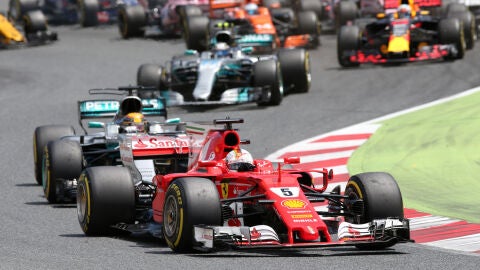 Momento del GP de Catalu&ntilde;a de 2017