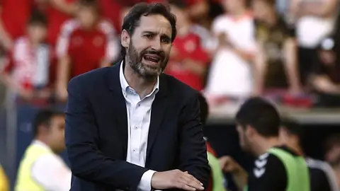 El entrenador del Mallorca, Vicente Moreno. El entrenador del Mallorca, Vicente Moreno.