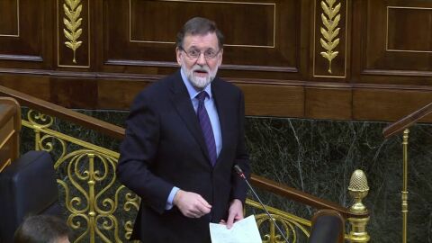 Mariano Rajoy, en la sesi&oacute;n de control