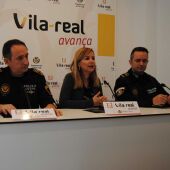 La regidora de Seguretat Ciutadana Silvia Gómez i el cap de la Policia Local José Ramón Nieto han presentat la campanya. 