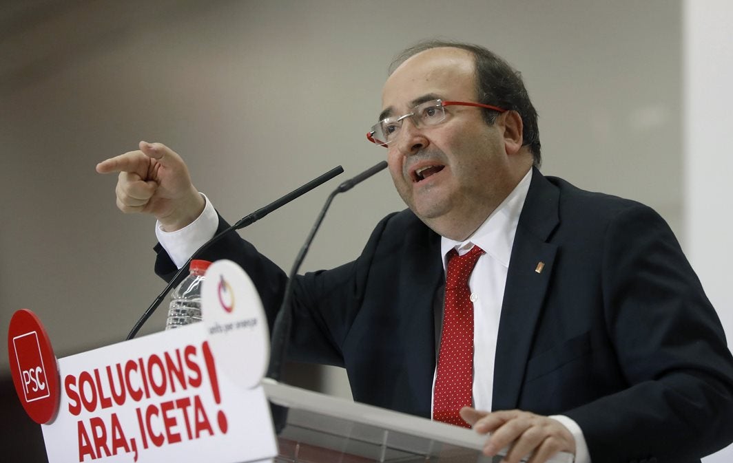 Iceta, sobre los indultos: "Es una propuesta prematura que aquí debe quedar" Iceta, sobre los indultos: "Es una propuesta prematura que aquí debe quedar"