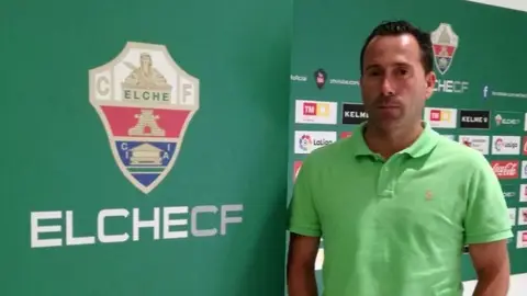 David Bascuñana, entrenador del Elche CF Ilicitano. ELCHE CF