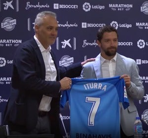Husillos e Iturra en la presentación del jugador Husillos e Iturra en la presentación del jugador