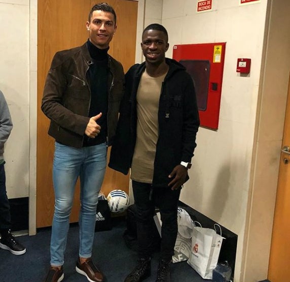 Vinicius ya conoce a Cristiano: "El mejor del mundo" Vinicius ya conoce a Cristiano: "El mejor del mundo"