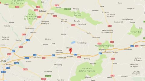 Colisi&oacute;n m&uacute;ltiple en la A-2