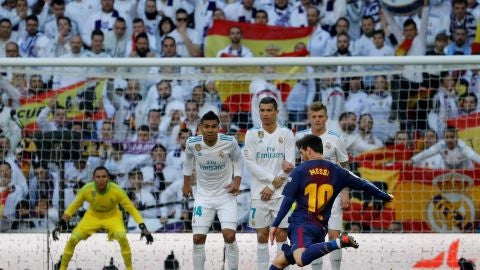 Messi en la &uacute;ltima jugada del partido