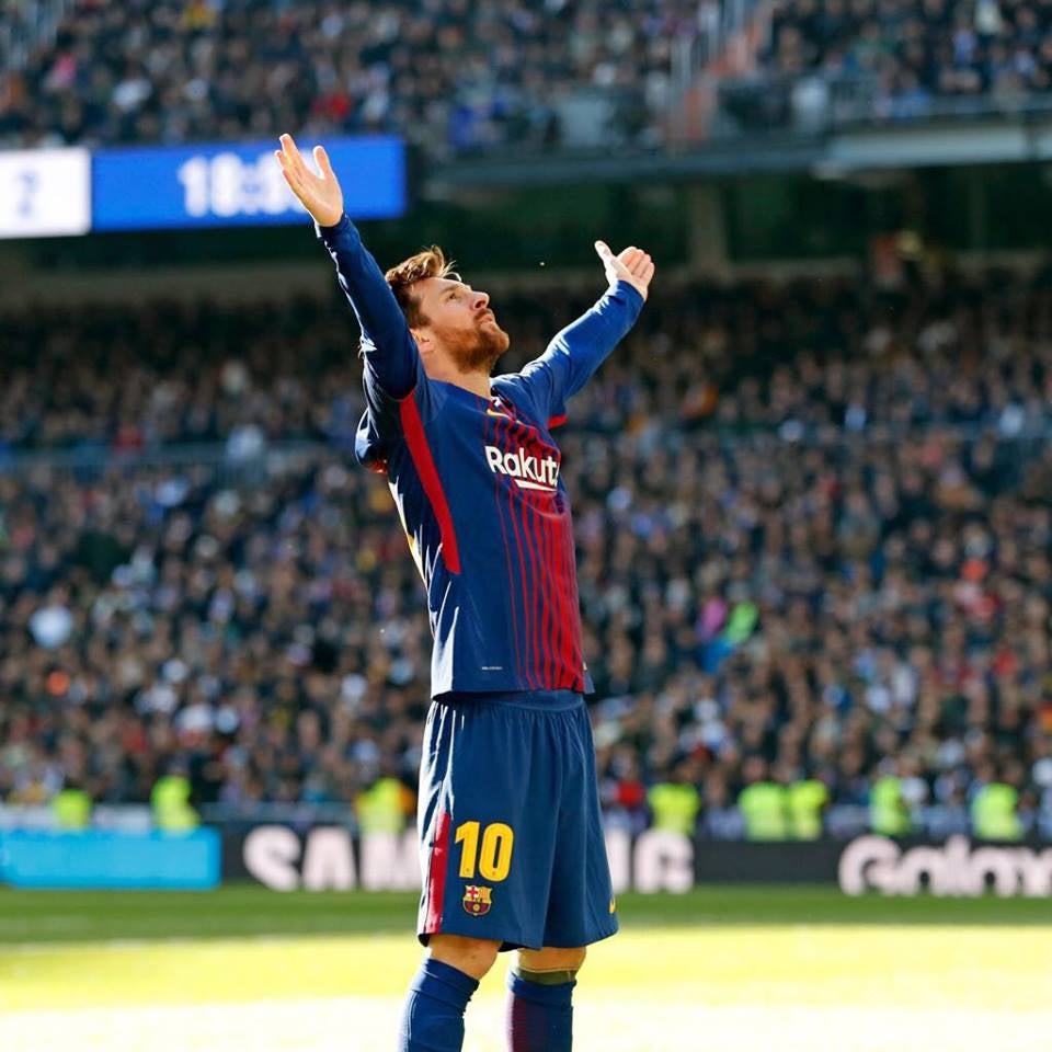 Messi: "Qué lindo es finalizar el año con una victoria en El Clásico" Messi: "Qué lindo es finalizar el año con una victoria en El Clásico"
