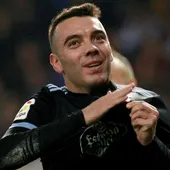 El delantero del Celta de Vigo, Iago Aspas. El delantero del Celta de Vigo, Iago Aspas.