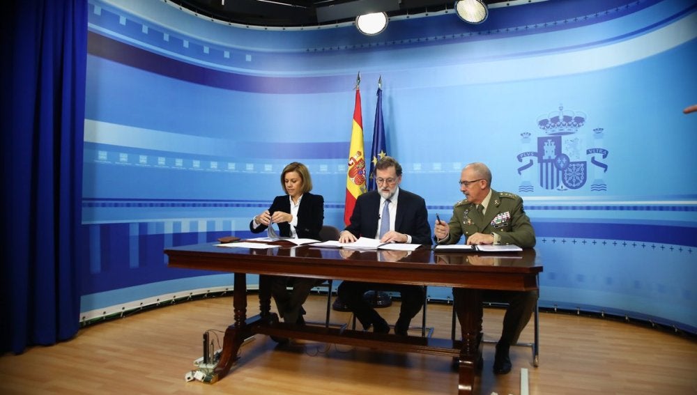 Mariano Rajoy felicita la Navidad a los militares españoles en el exterior