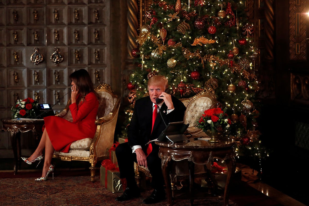 Donald Trump pide paz para Estados Unidos por Navidad Donald Trump pide paz para Estados Unidos por Navidad