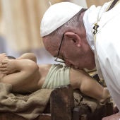 El Papa Francisco durante la Misa del Gallo