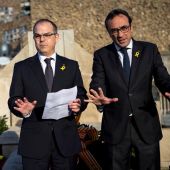  Los exconsellers y diputados electos Jordi Turull y Josep Rull 