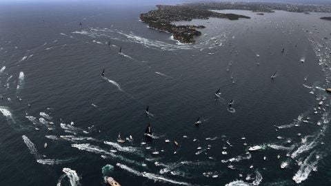 Imagen de archivo. Veleros al mar (26-12-2017)