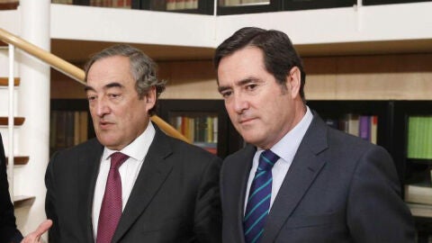 Juan Rosell y Antonio Garamendi