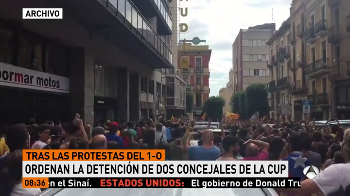 Detenidos los dos concejales de la CUP de Reus que no se presentaron ante el juez Detenidos los dos concejales de la CUP de Reus que no se presentaron ante el juez