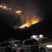 Incendio forestal del Coll de Síller, entre Pollença y el Port de Pollença