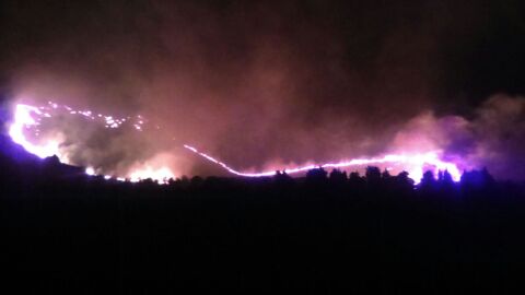 Incendio en el Coll de S&iacute;ller (Port de Pollen&ccedil;a)