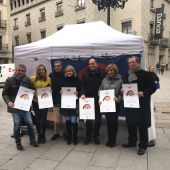 Reparto del calendario solidario del Estatuto de Castilla y León en Segovia