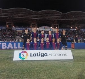 La plantilla alevín del FC Barcelona en Arona La plantilla alevín del FC Barcelona en Arona