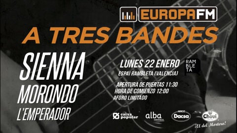 Europa FM emisora del grupo Atresmedia en Valencia, junto con Onda Cero y Melod&iacute;a FM, apuesta por la m&uacute;sica valenciana en horario matinal