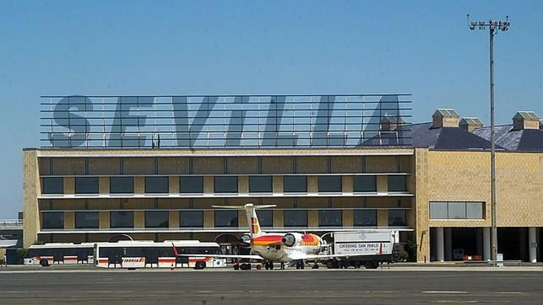 Imagen del Aeropuerto de San Pablo en Sevilla