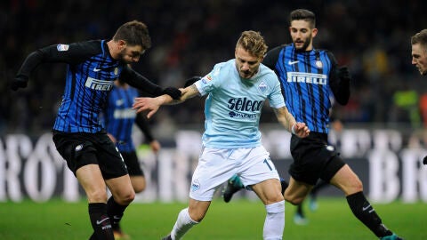 Inter de Mil&aacute;n frente a la Lazio 
