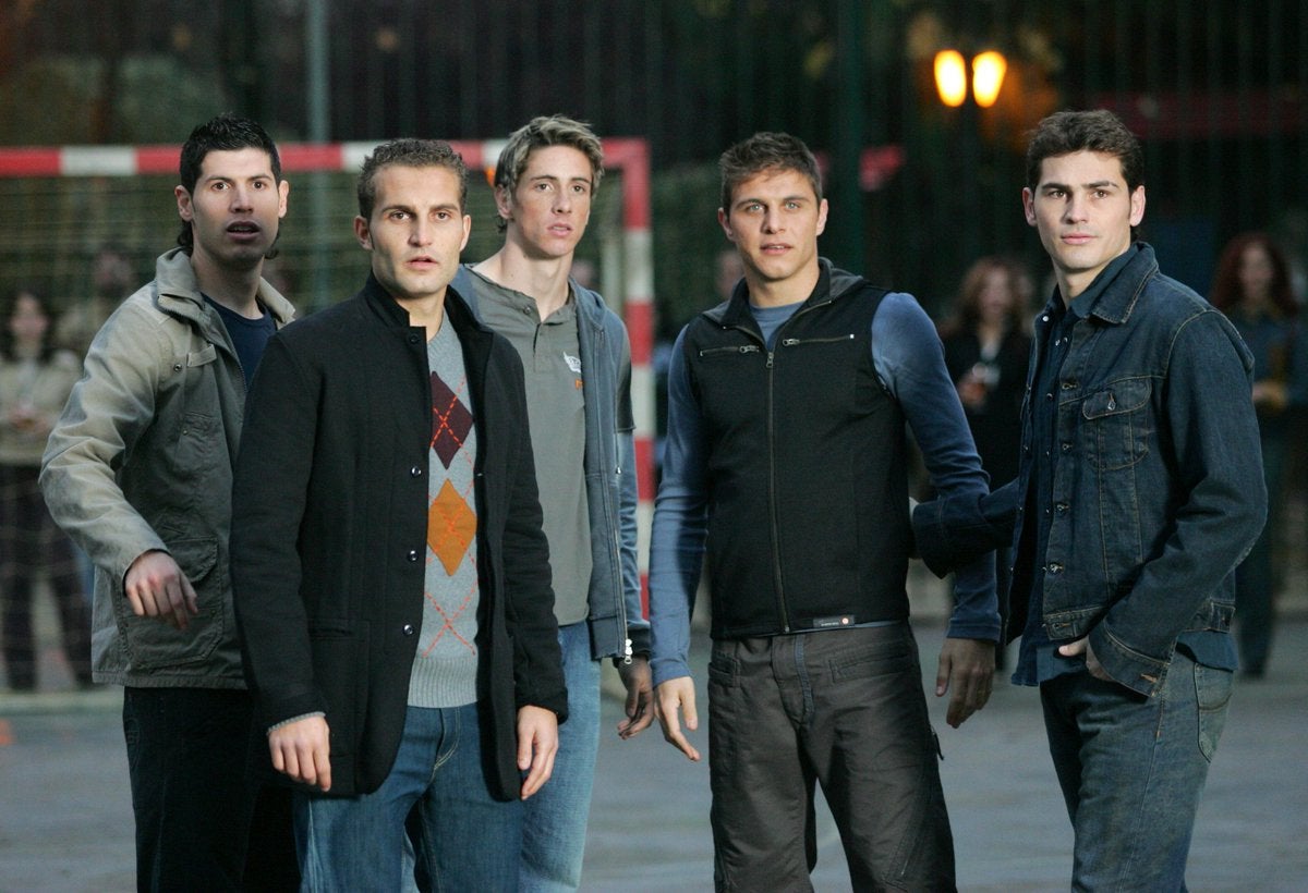 El Betis 'rescata' una imagen de los "Backstreet Boys" del fútbol español El Betis 'rescata' una imagen de los "Backstreet Boys" del fútbol español