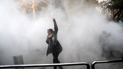 Manifestaciones contra el Gobierno en Ir&aacute;n