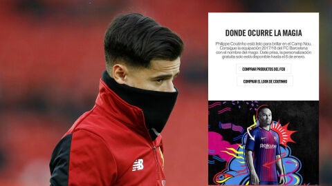 Coutinho y la pol&eacute;mica de 'su camiseta' del Barcelona