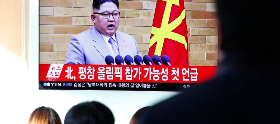 El líder norcoreano, Kim Jong-un, en su tradicional discurso de Año Nuevo El líder norcoreano, Kim Jong-un, en su tradicional discurso de Año Nuevo