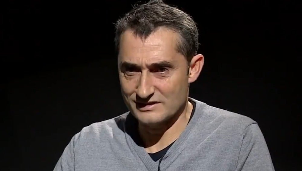 Valverde, durante la entrevista