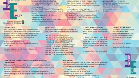 Agenda Joven de Invierno del Ayuntamiento de C.Real