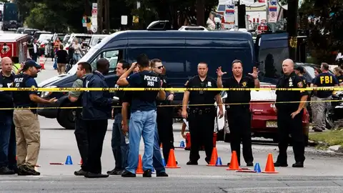Cordón policial en Nueva Jersey Cordón policial en Nueva Jersey