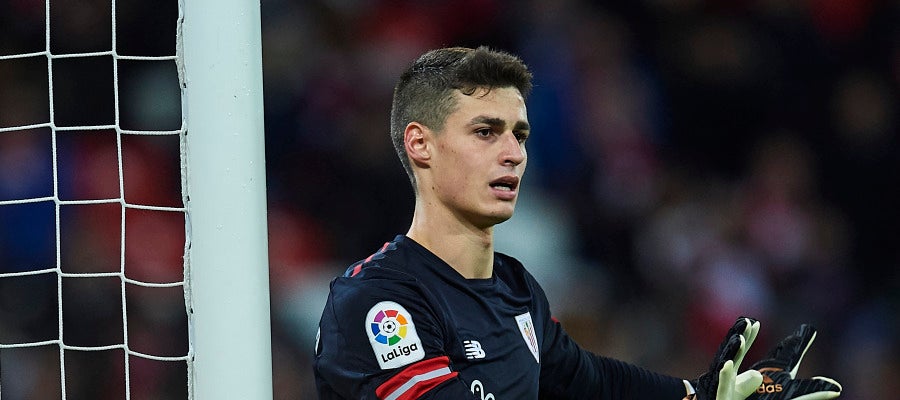 Kepa Arrizabalaga, durante un partido Kepa Arrizabalaga, durante un partido