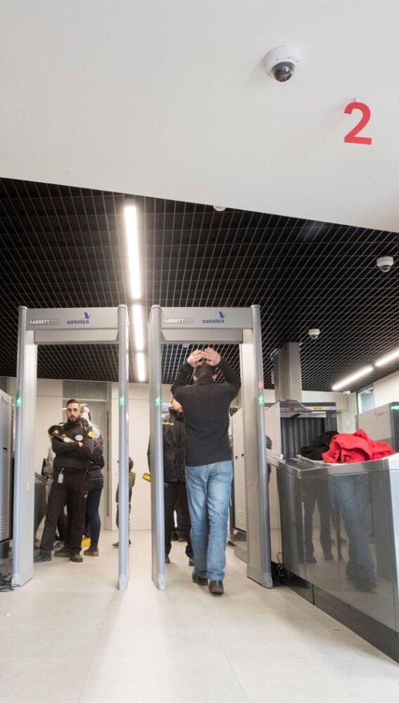 Algunas de las nuevas medidas de seguridad instaladas en la Sagrada Familia