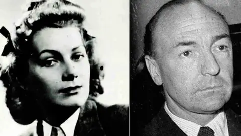 El ex ministro británico, John Profumo y su amante espía nazi, Gisela Winegard El ex ministro británico, John Profumo y su amante espía nazi, Gisela Winegard
