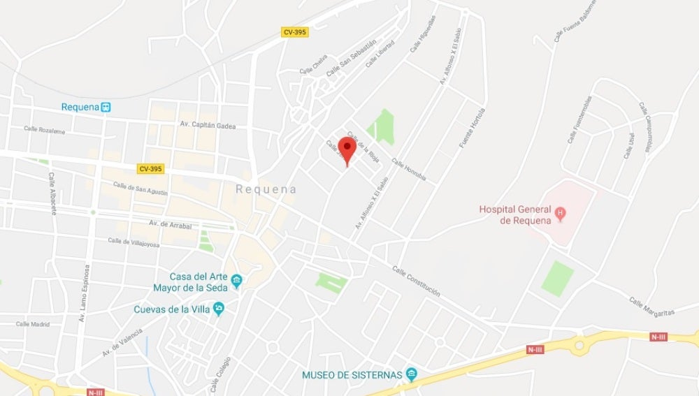 Requena (Valencia) en Google Maps