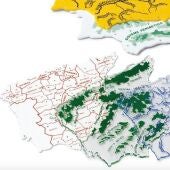 Plantillas escolares con el mapa de España