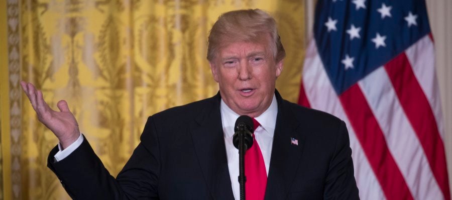 El presidente de los Estados Unidos, Donald Trump El presidente de los Estados Unidos, Donald Trump