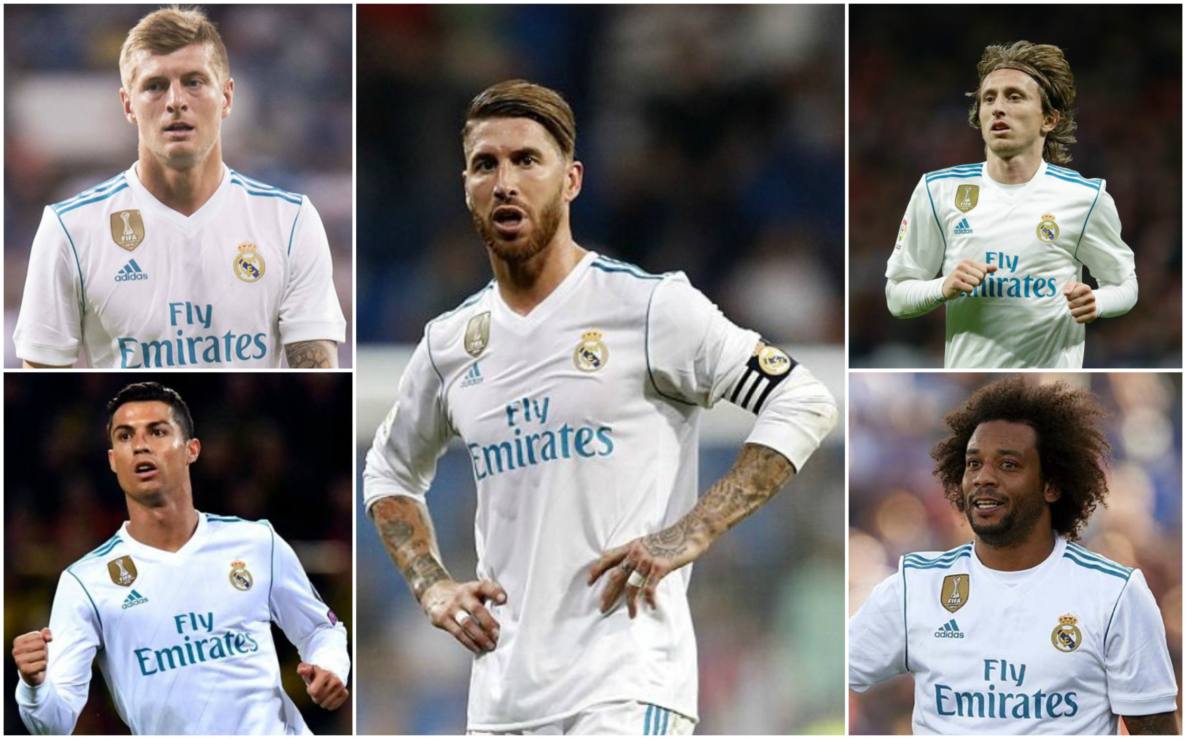 Cinco jugadores del Real Madrid en el once ideal de la UEFA 2017 Cinco jugadores del Real Madrid en el once ideal de la UEFA 2017
