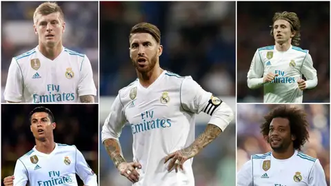 Jugadores del Madrid presentes en el once ideal de la UEFA Jugadores del Madrid presentes en el once ideal de la UEFA