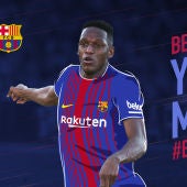 Yerry Mina, nuevo jugador del Barcelona