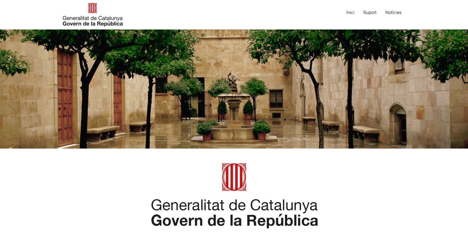 Puigdemont publica la web 'Govern de la República' en paralelo a la oficial Puigdemont publica la web 'Govern de la República' en paralelo a la oficial