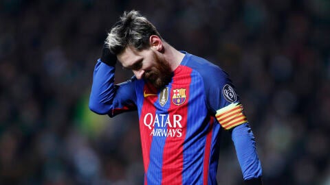 Leo Messi, en un partido del Barcelona