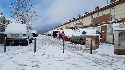 Los Santos de la Humosa nevada Nieve Los Santos