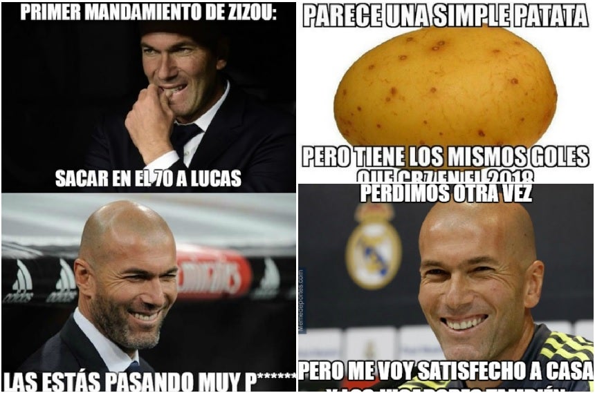 Zidane y Cristiano, protagonistas de los memes del Real Madrid - Villarreal Zidane y Cristiano, protagonistas de los memes del Real Madrid - Villarreal