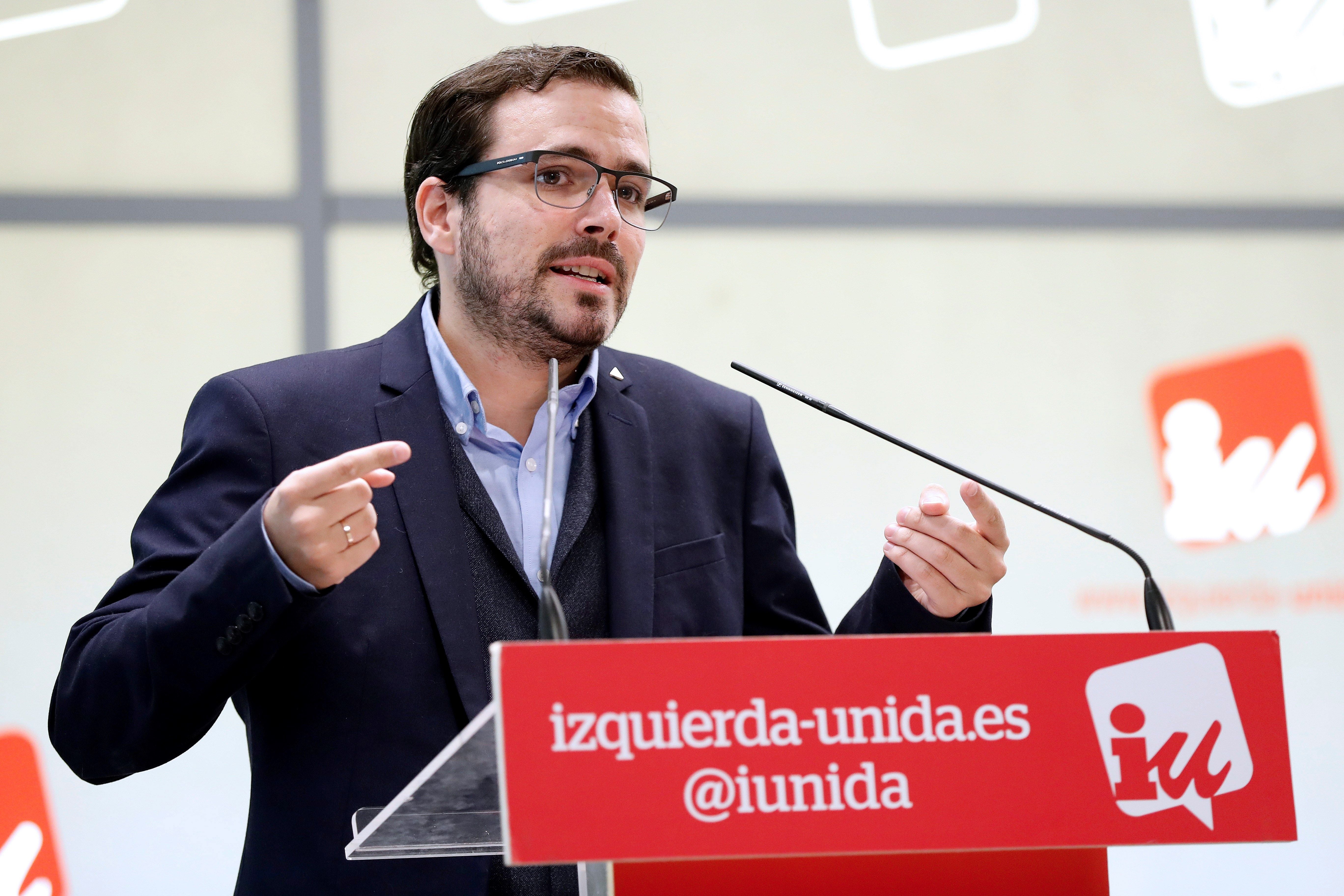 Alberto Garzón: "El convenio económico no es un privilegio sino el resultado de nuestra historia". Alberto Garzón: "El convenio económico no es un privilegio sino el resultado de nuestra historia".