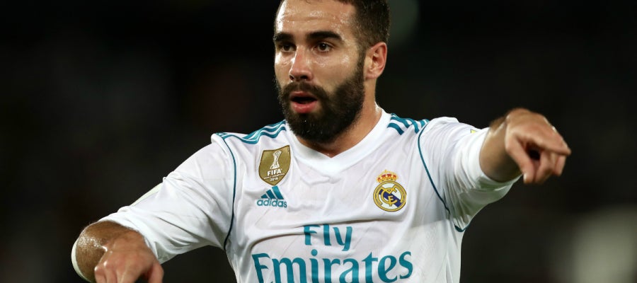 Carvajal, en un partido Carvajal, en un partido