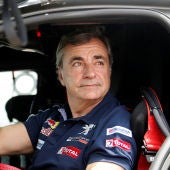 Carlos Sainz en su coche